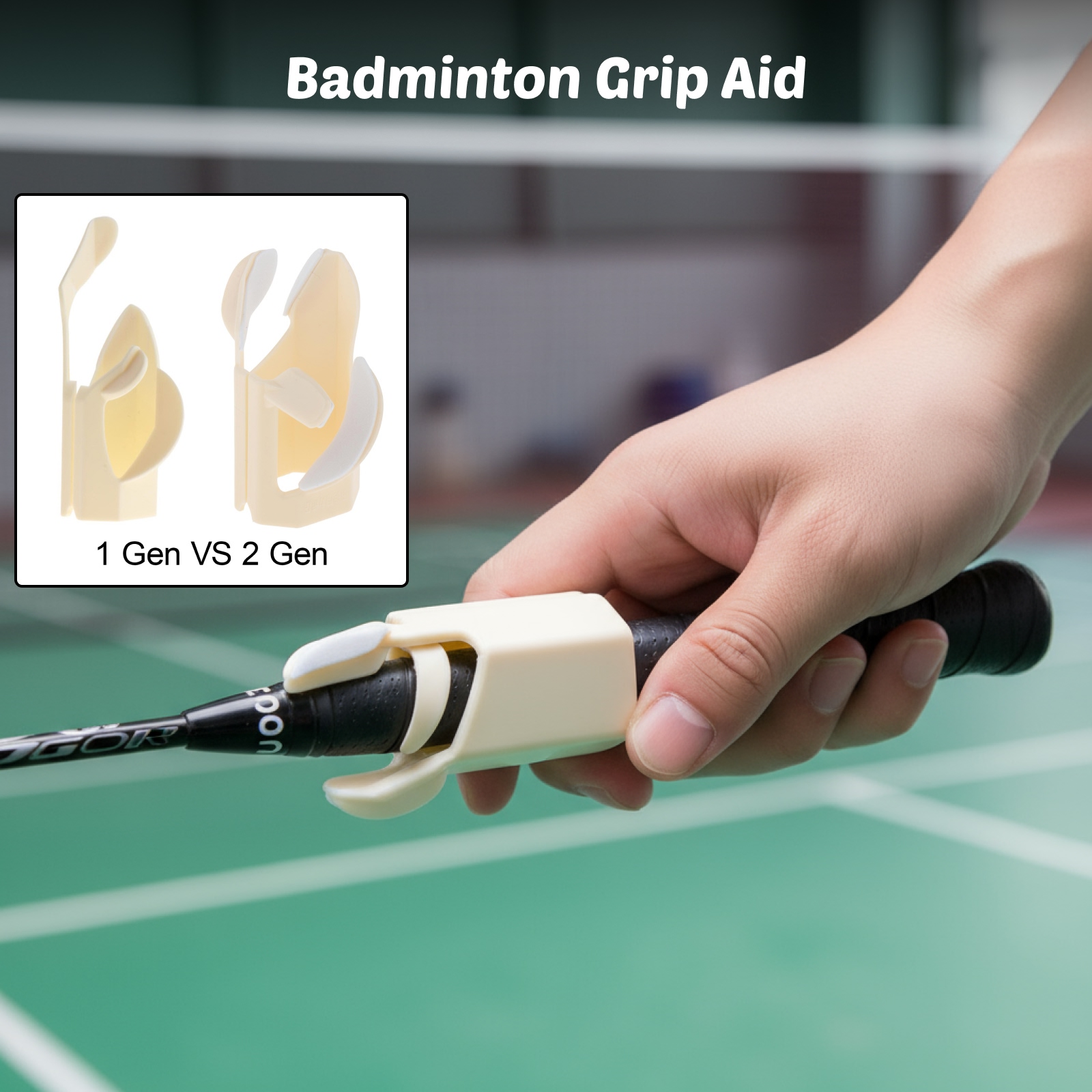Sports Equipment Badminton - Badminton Grip Aid Posture Corrector Training