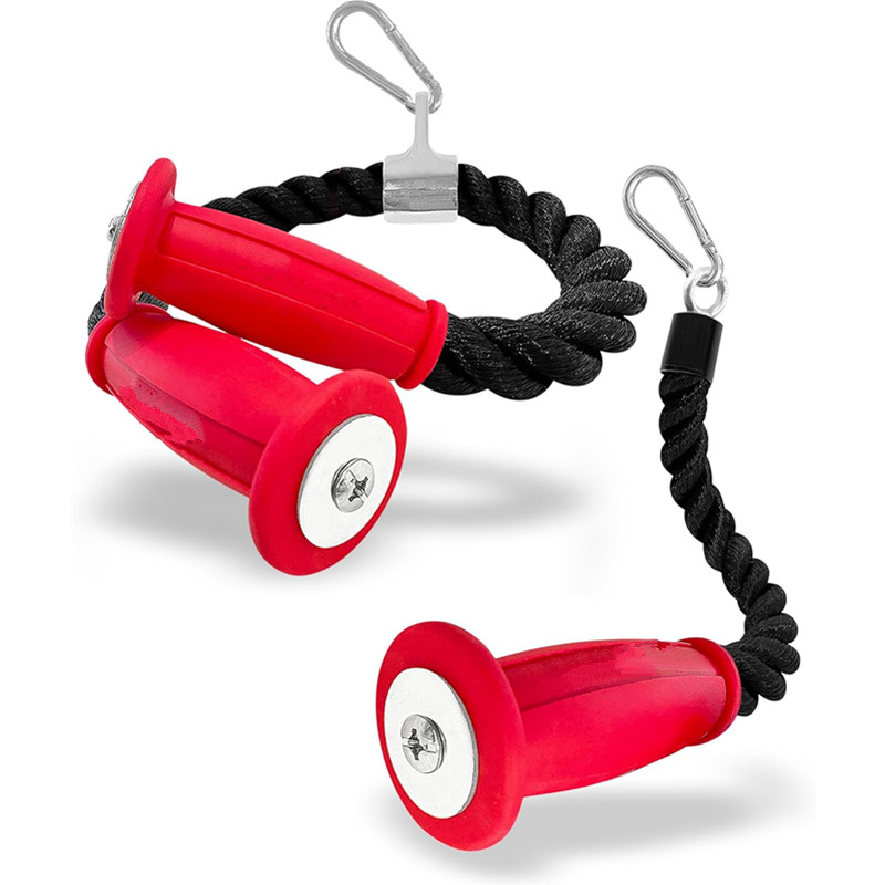 Sports Equipment Website - Ergonomic Tricep Ropes Non-Slip Cable Attachment