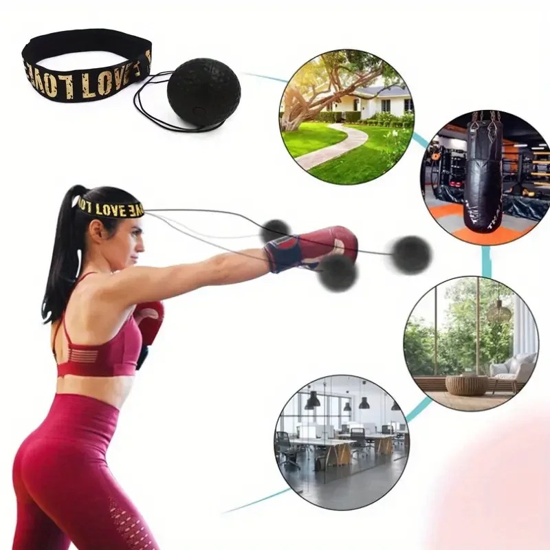 Sports Equipment Website - 1/3Pcs Boxing Speed Ball Head-Mounted Pu