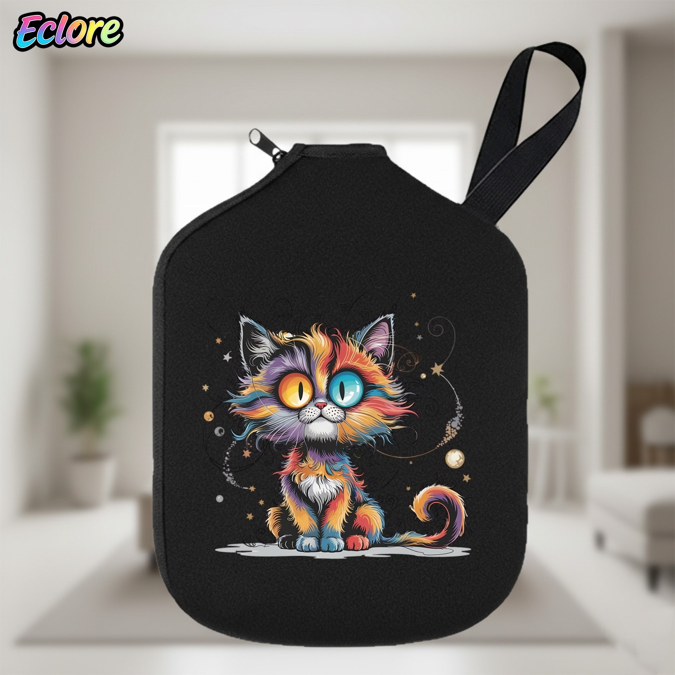 Sports Equipment Tennis - Galaxy Star Cat Pickleball Paddle Bag
