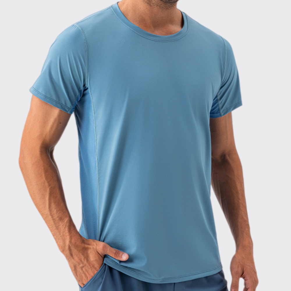 Quick Dry Sports T-Shirt Short - Sports Equipment Logo ulasan dan harga