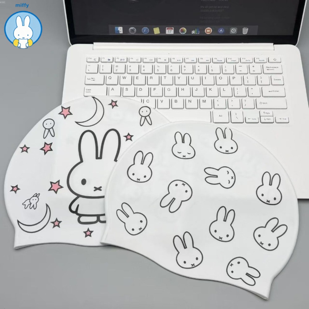 Kawaii Miffy New Cute Silicone - Swim Cap Silicone ulasan dan harga