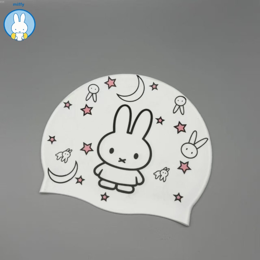 Kawaii Miffy New Cute Silicone - Swim Cap Silicone ulasan dan harga