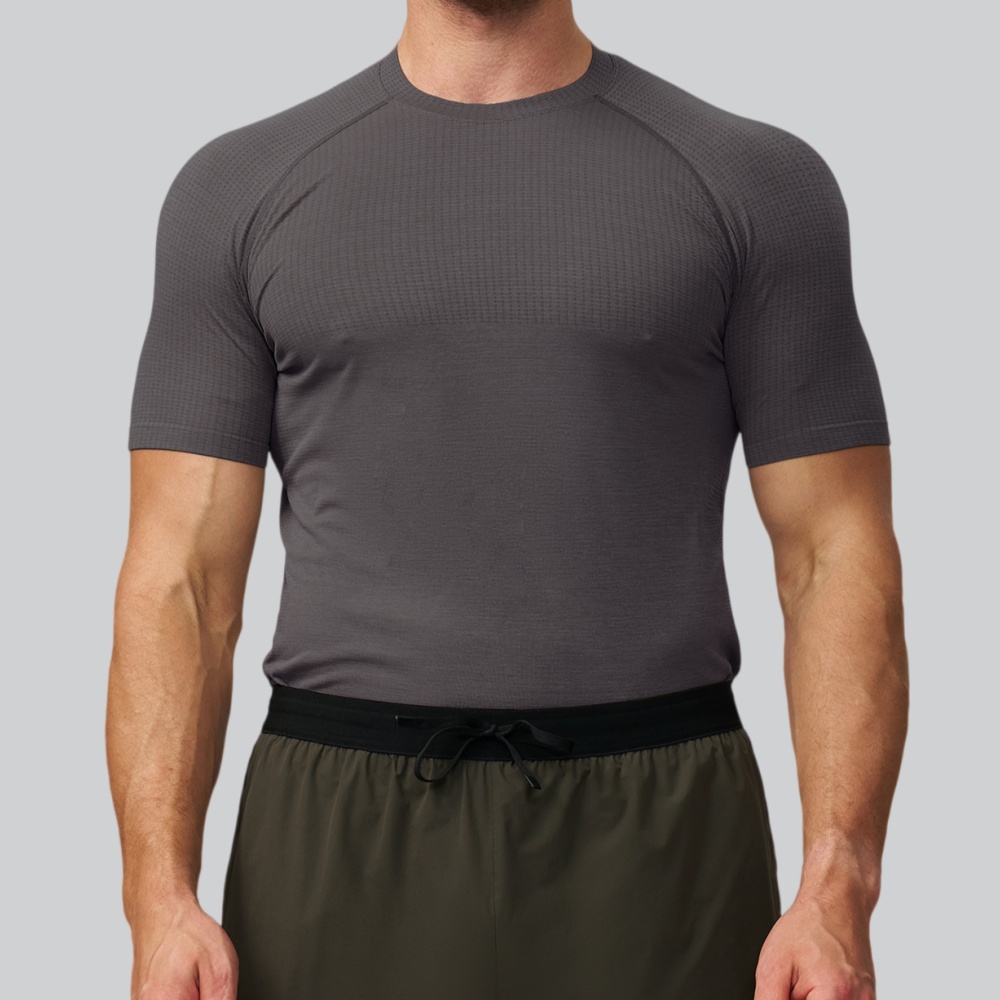 Men's Solid Color Sports T-shi - Sports Equipment Logo ulasan dan harga