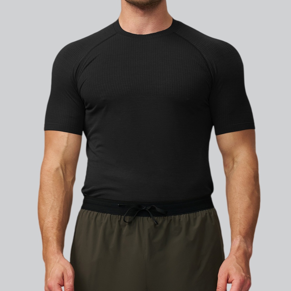 Men's Solid Color Sports T-shi - Sports Equipment Logo ulasan dan harga