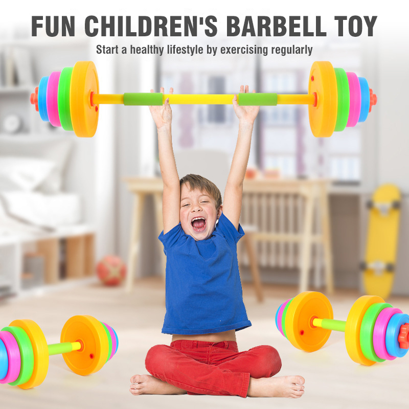 Kids Adjustable Dumbbell Barbe - Sports Equipment 5 Years Old ulasan dan harga