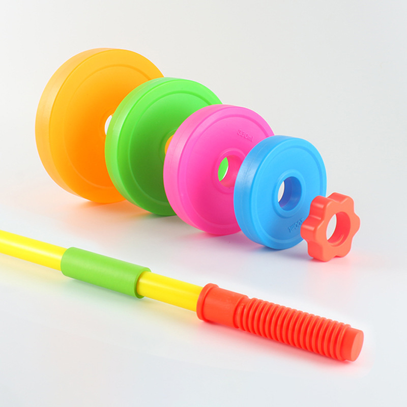 Kids Adjustable Dumbbell Barbe - Sports Equipment 5 Years Old ulasan dan harga