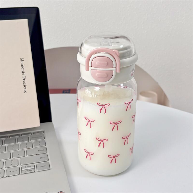 Cute Water Bottle with Straw P - Sports Equipment 5 Years Old ulasan dan harga