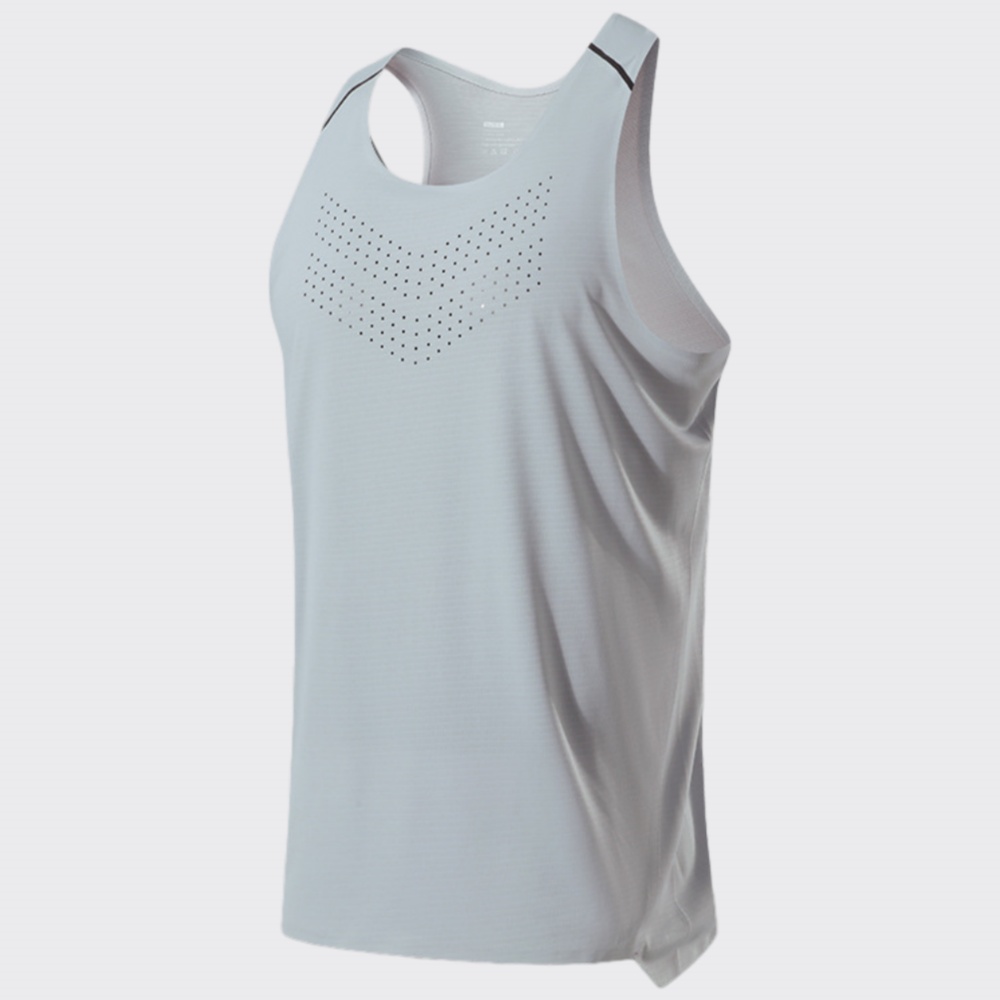 Men Gym Vest Quick Dry Running - Sports Equipment Logo ulasan dan harga