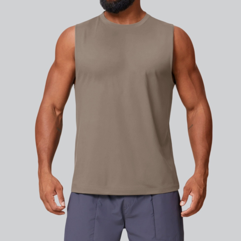 Men's Fitness Tank Tops Summer - Sports Equipment Logo ulasan dan harga