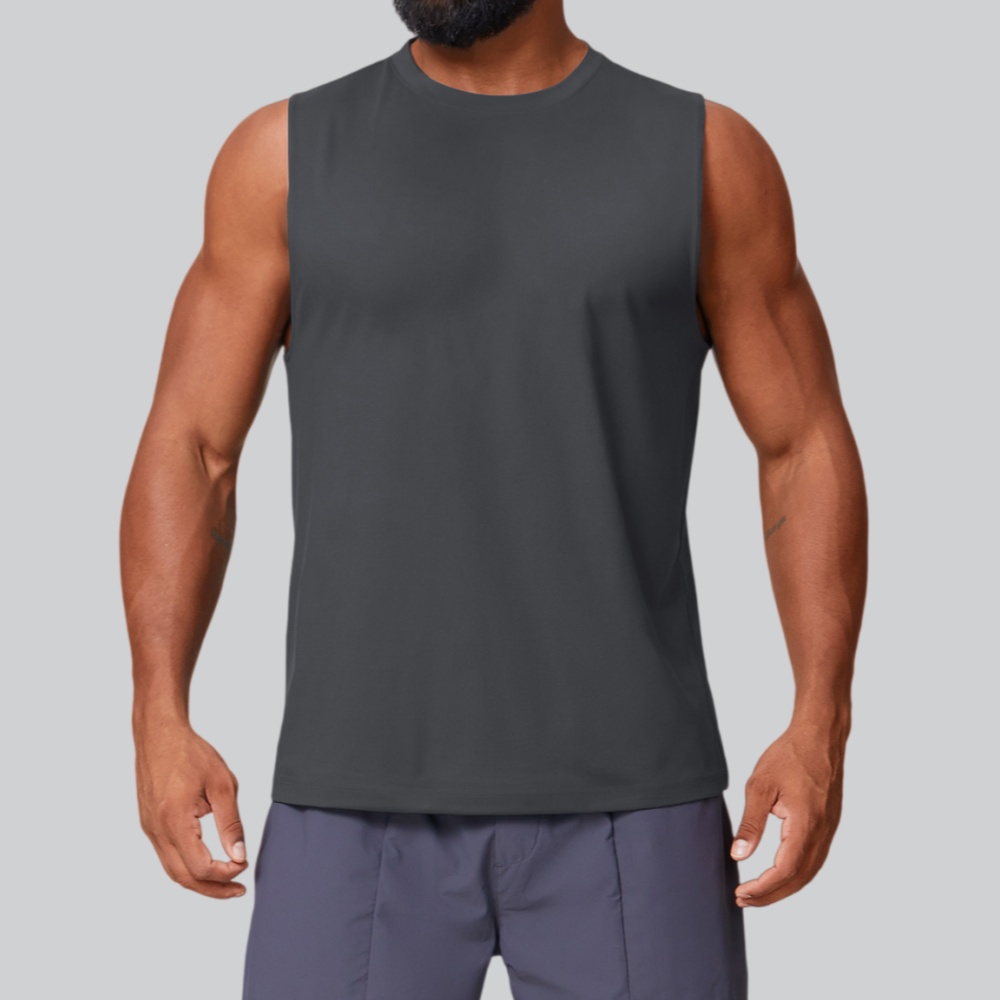Men's Fitness Tank Tops Summer - Sports Equipment Logo ulasan dan harga