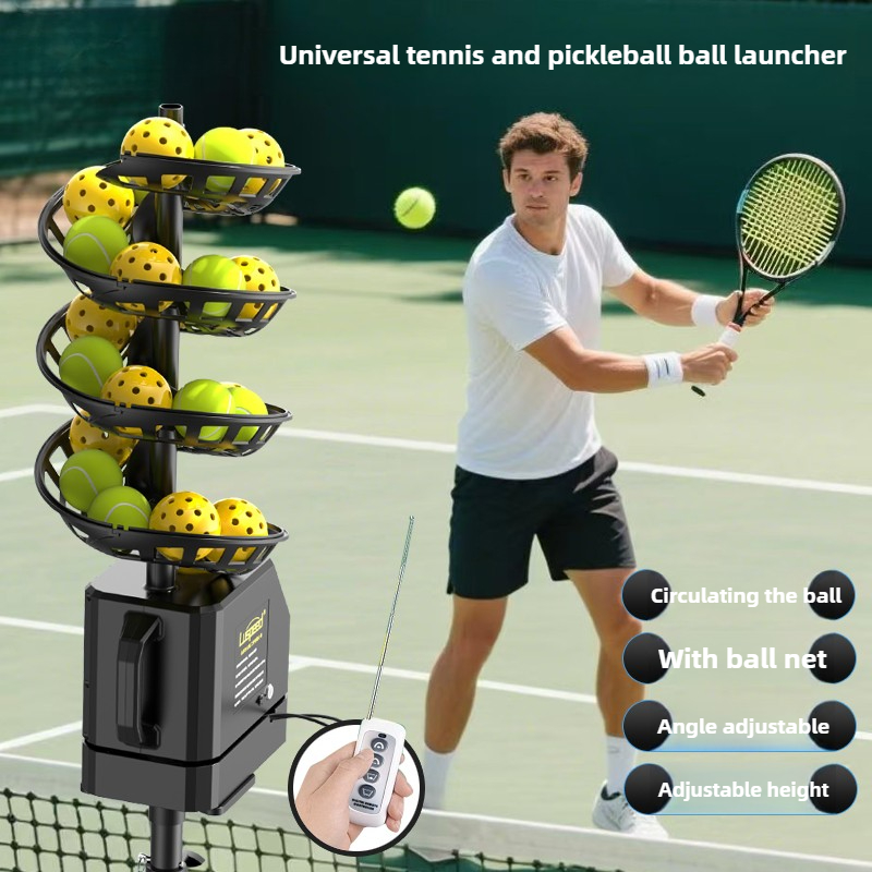 Adjustable Tennis Ball Machine - Sports Equipment Tennis ulasan dan harga