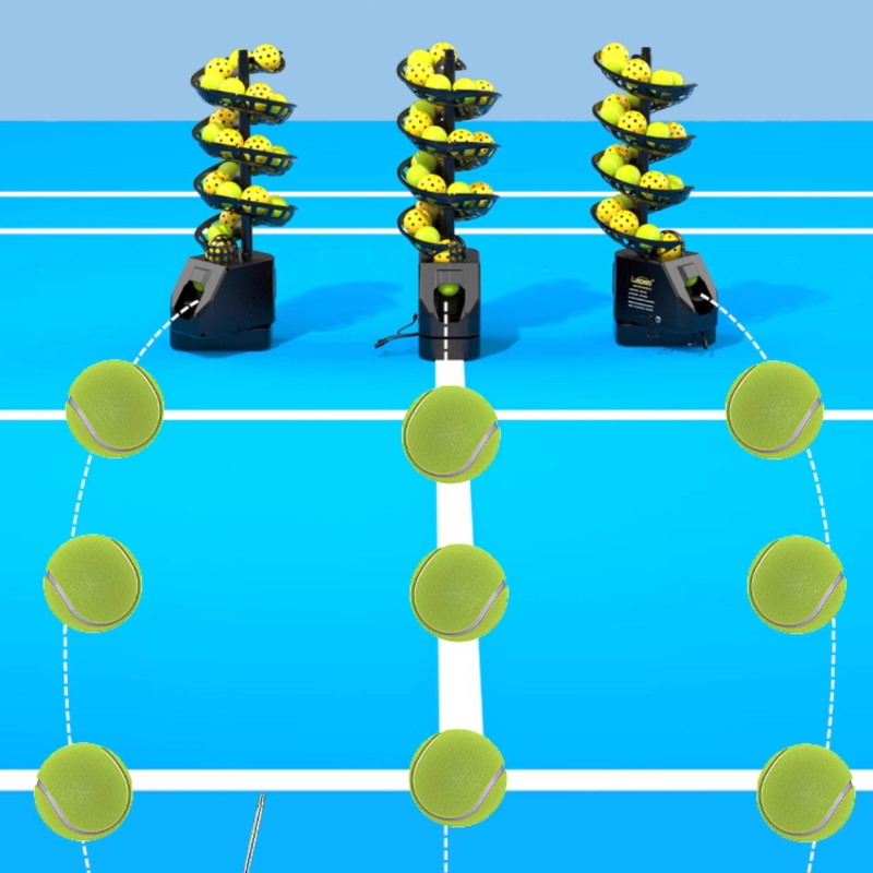 Adjustable Tennis Ball Machine - Sports Equipment Tennis ulasan dan harga