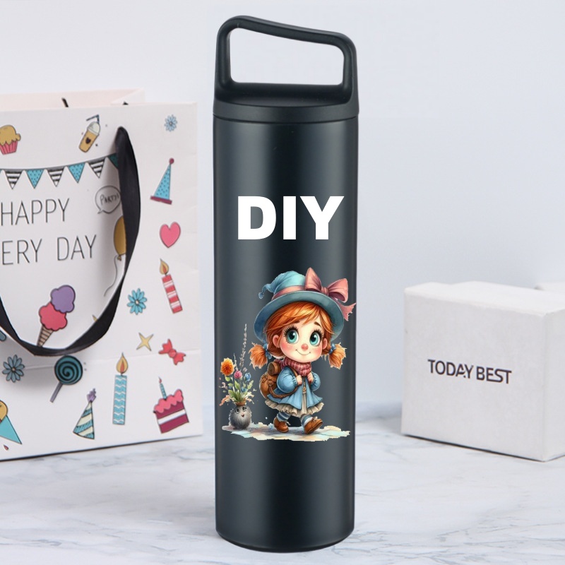 1pcs 500ml New Wide-mouth Stai - Sports Equipment Logo ulasan dan harga