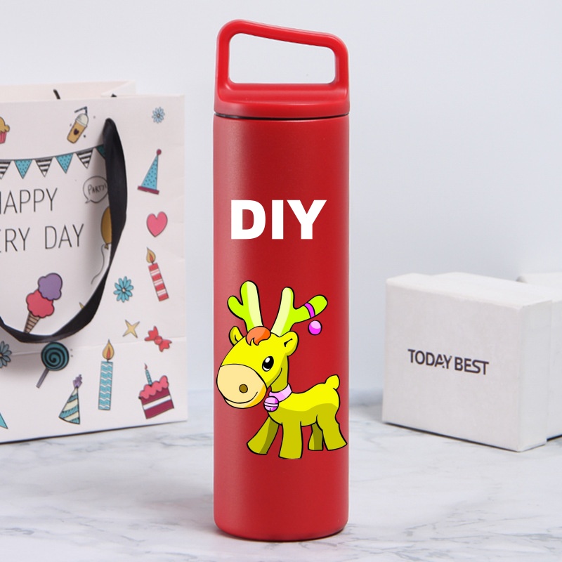 1pcs 500ml New Wide-mouth Stai - Sports Equipment Logo ulasan dan harga