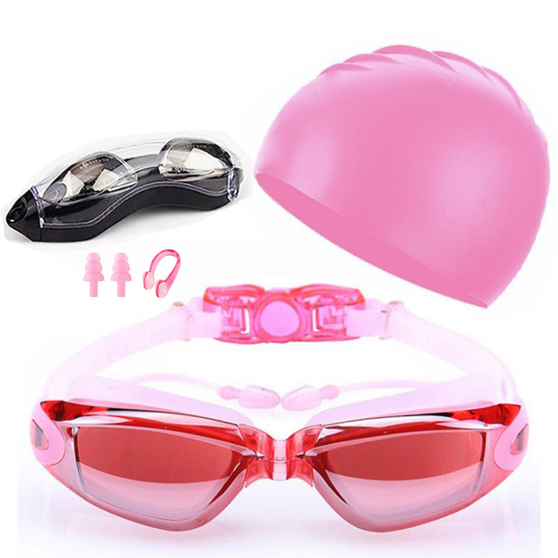 Adult Summer Swimming Goggles  - Swim Cap Silicone ulasan dan harga