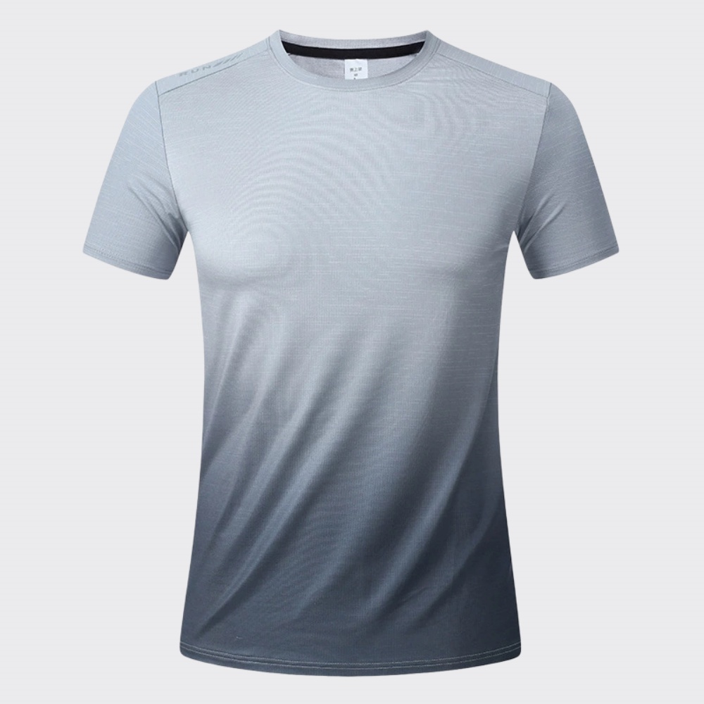 Men's Fitness Running T-Shirt  - Sports Equipment Logo ulasan dan harga