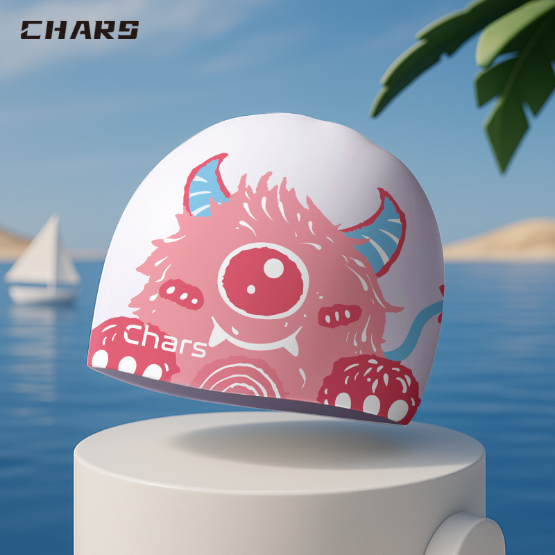 Cute Swim Caps for Kids, Silic - Swim Cap Silicone ulasan dan harga