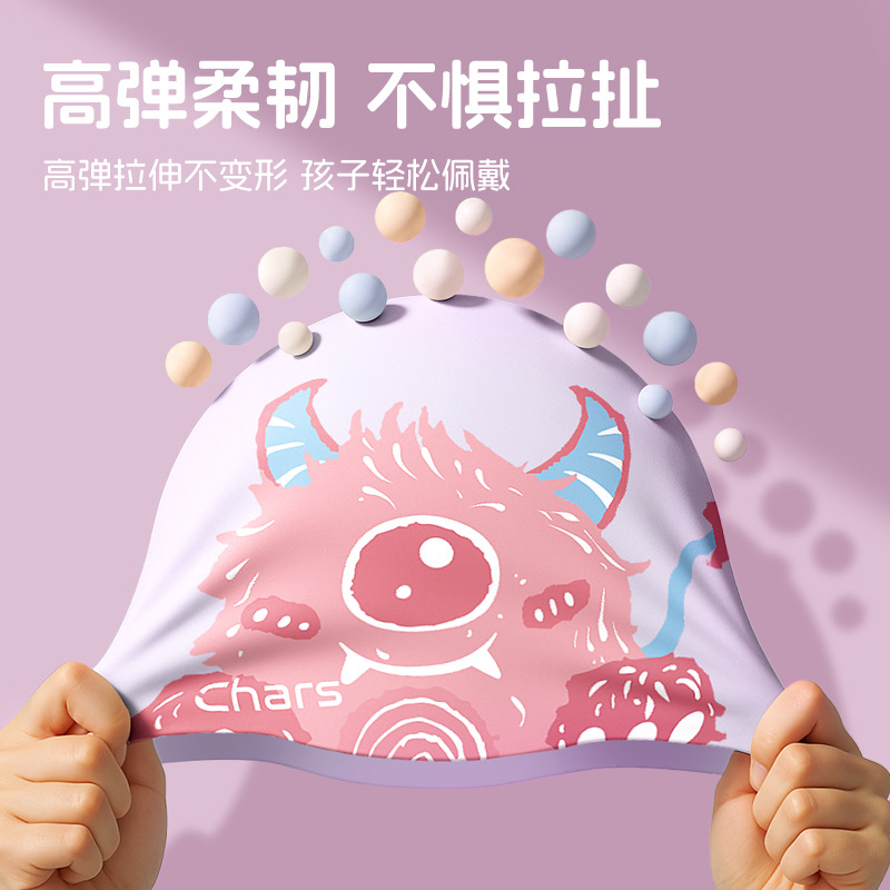 Cute Swim Caps for Kids, Silic - Swim Cap Silicone ulasan dan harga