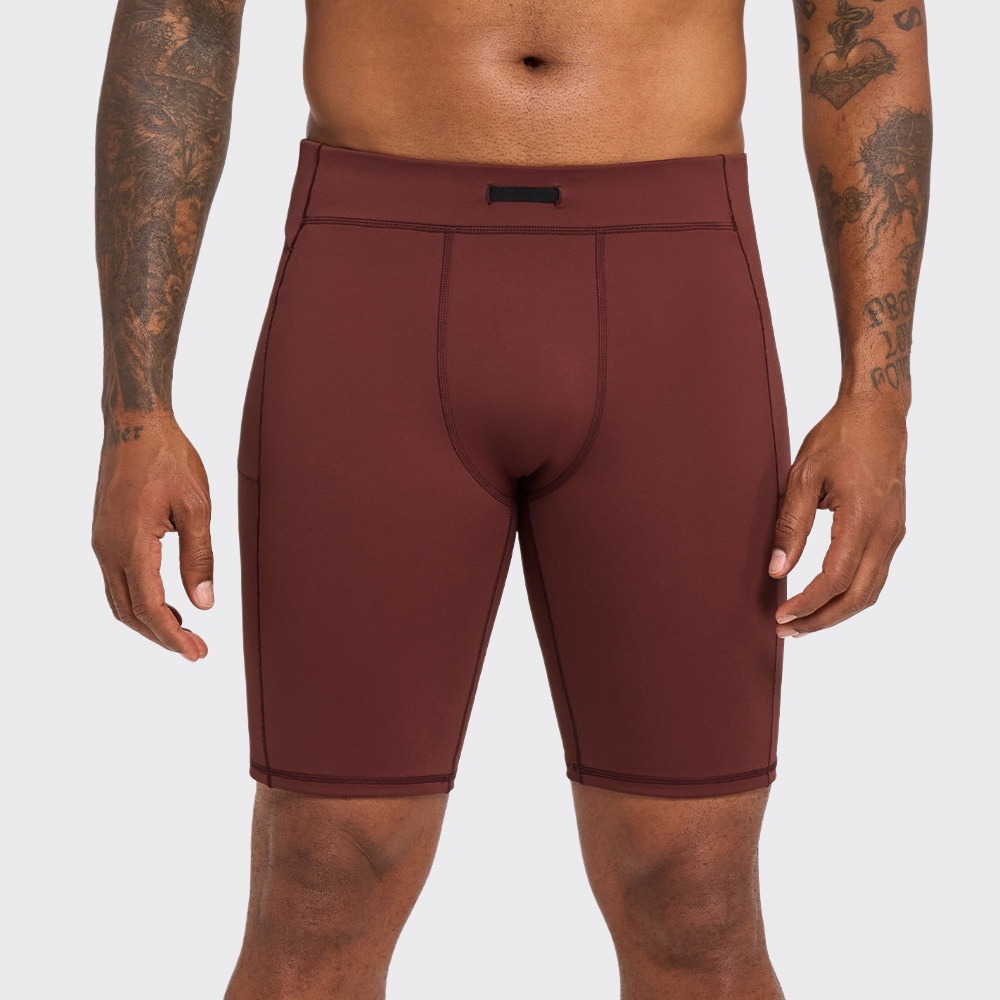 New Men's Running Shorts Summe - Sports Equipment Logo ulasan dan harga